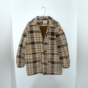 Size XS Oversized Button up Coat